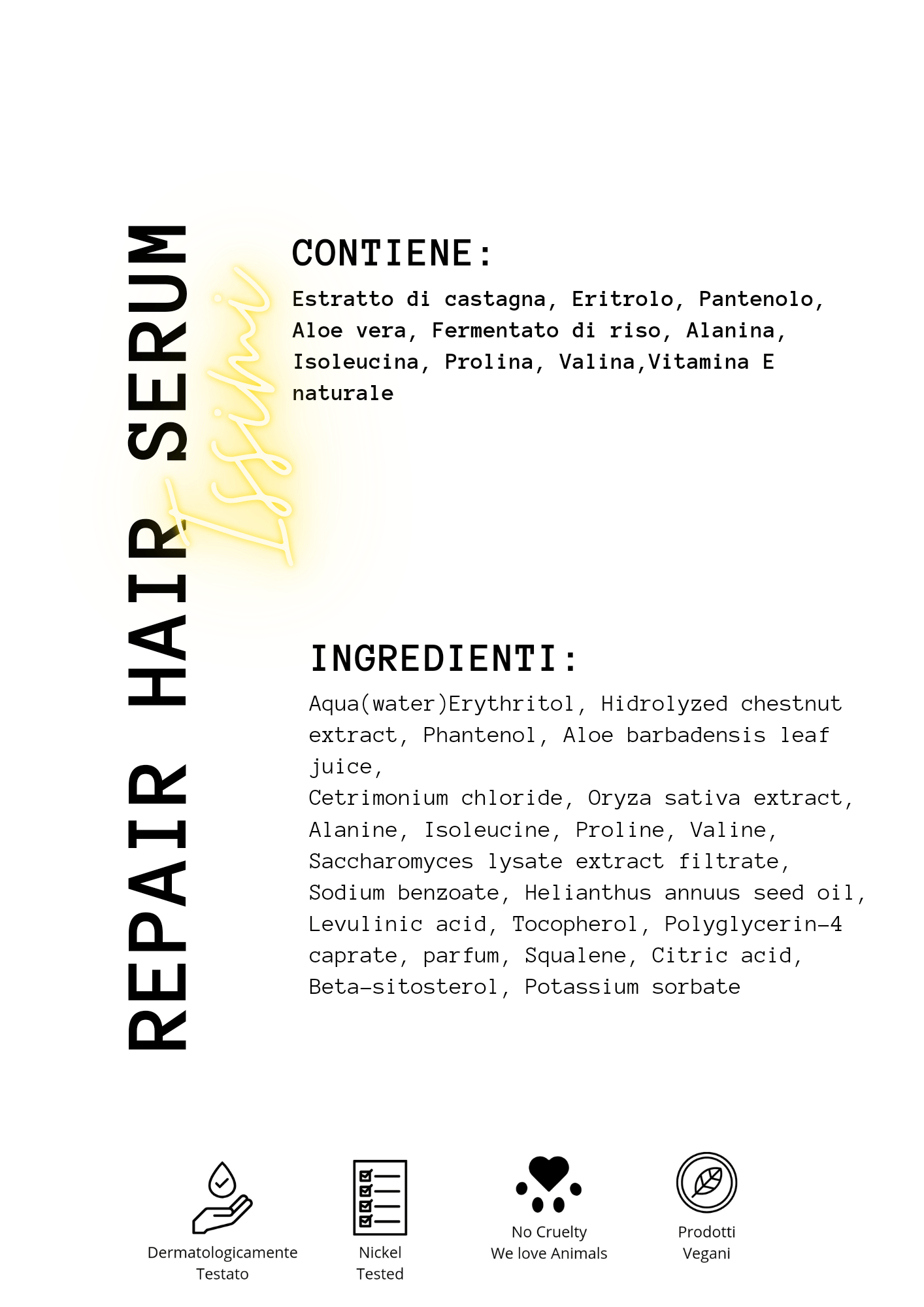 REPAIRING HAIR SERUM - ISSIMI